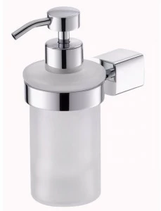 JUSTIME Дозатор мыла со стеклянной стенкой Mark 6909-25-80cp