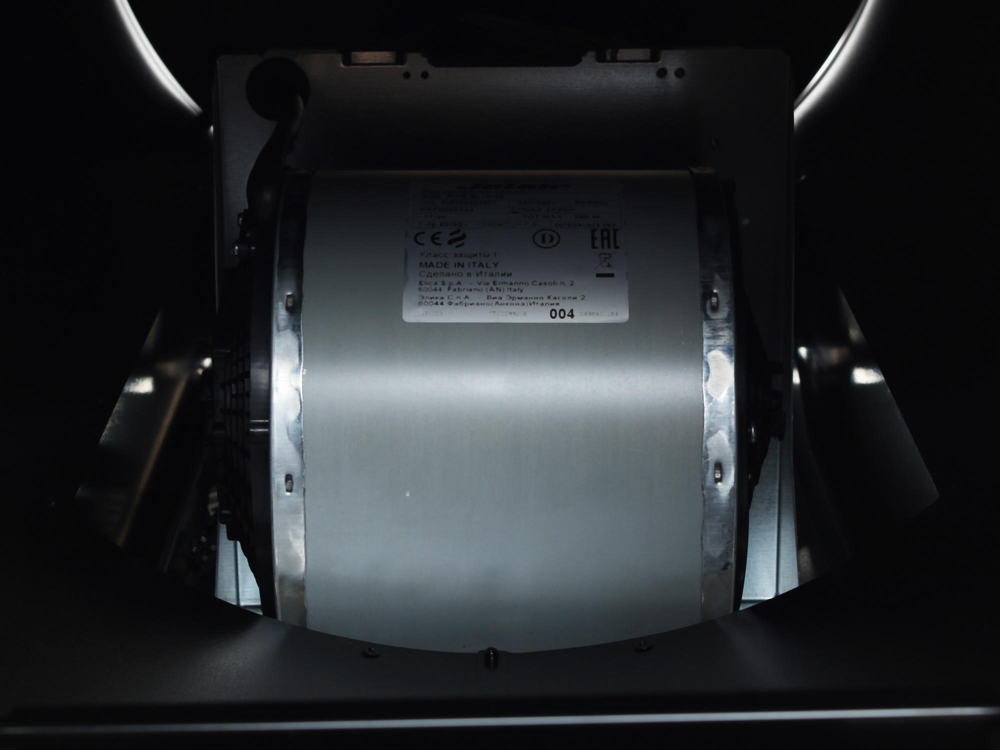 1106583 Вытяжка пристенная Jetair PIPE BL/A/43 черный STDN-0142219 - Вид №6