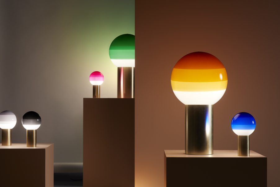 073548 Настольный светильник M оранжевый-латунь Marset Dipping Light  - Вид №2