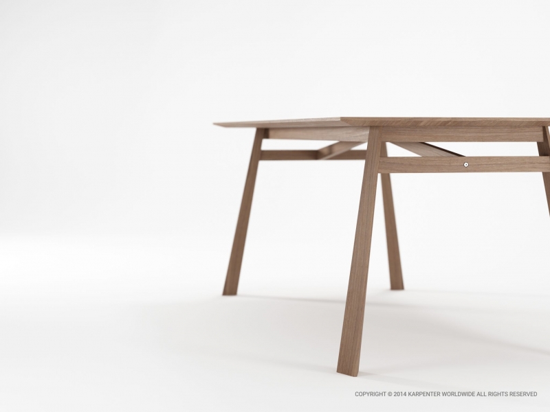 531_1052 Стол обеденный прямоугольный 200х90 Karpenter Carpenter - Вид №3