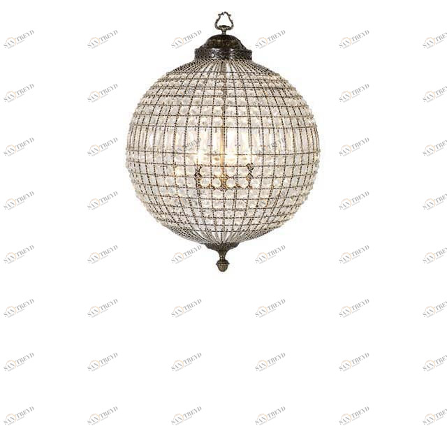 Люстра Kasbah S от Eichholtz прозрачная 104923 EICHHOLTZ ДИЗАЙНЕРСКИЕ, EICHHOLTZ, ШАР 061543 Прозрачный 