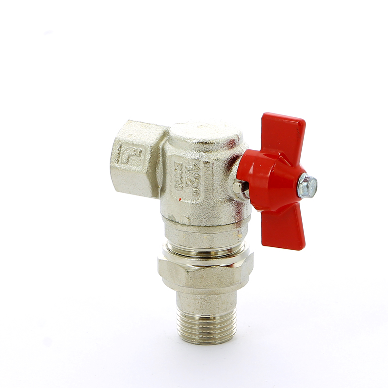 Кран шаровой НВ угловой с разъемным соединением IDEAL бабочка ITAP 1/2" 29812 - Вид №1