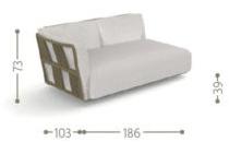 Talenti Садовый диван из модульной ткани Scacco sun-id-1413101 - Вид №20