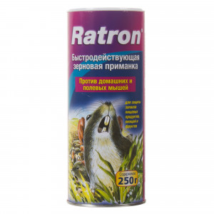12000358 Приманка для грызунов и полевых мышей Ratron зерновая 250 г/250 кв.м