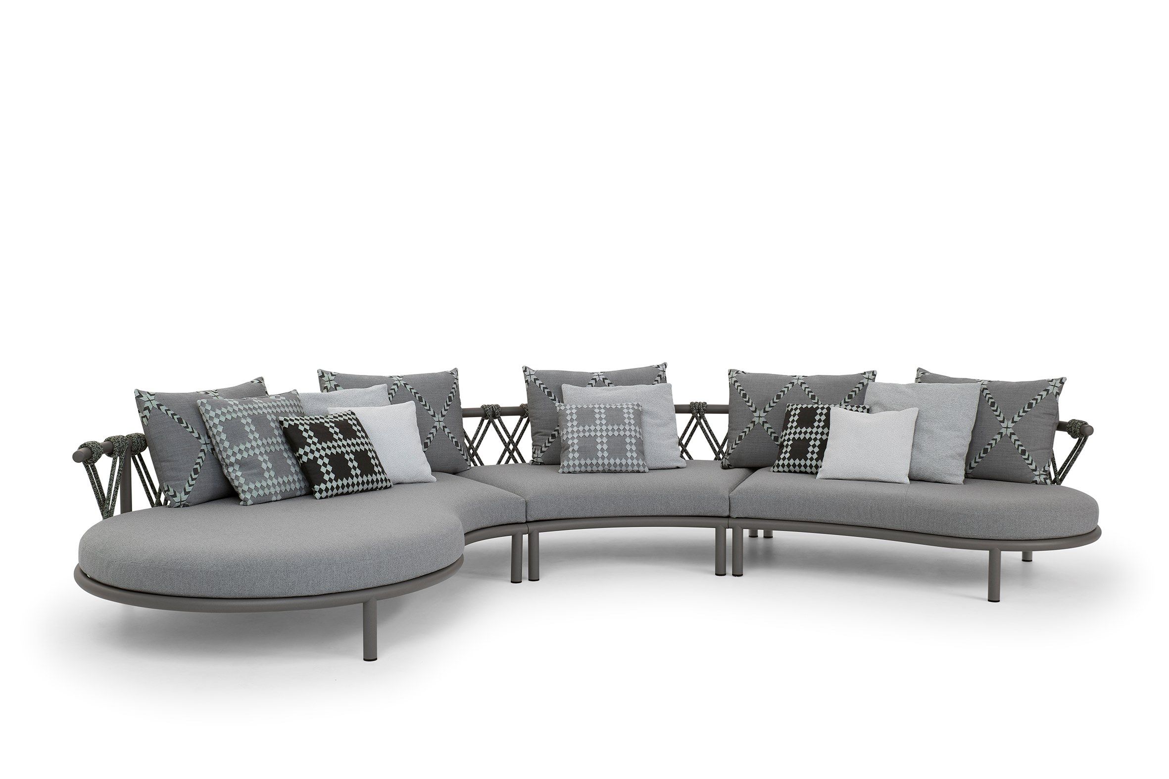 Модульный садовый диван CASSINA Trampoline ARCH-00122194 - Вид №1