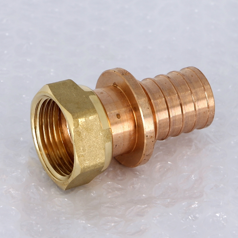 Муфта надвижная В бронза REHAU 32х1" RX бронза с накидной гайкой 456341 - Вид №3