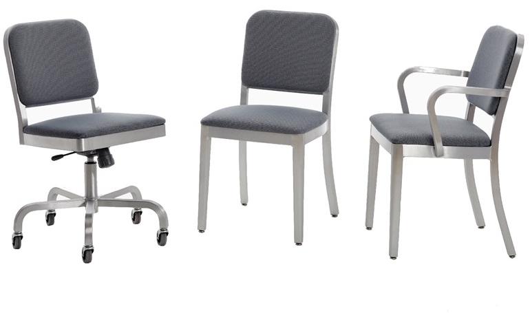 Emeco Мягкое вращающееся кресло с 5 спицами Navy officer sun-id-1401029 - Вид №1