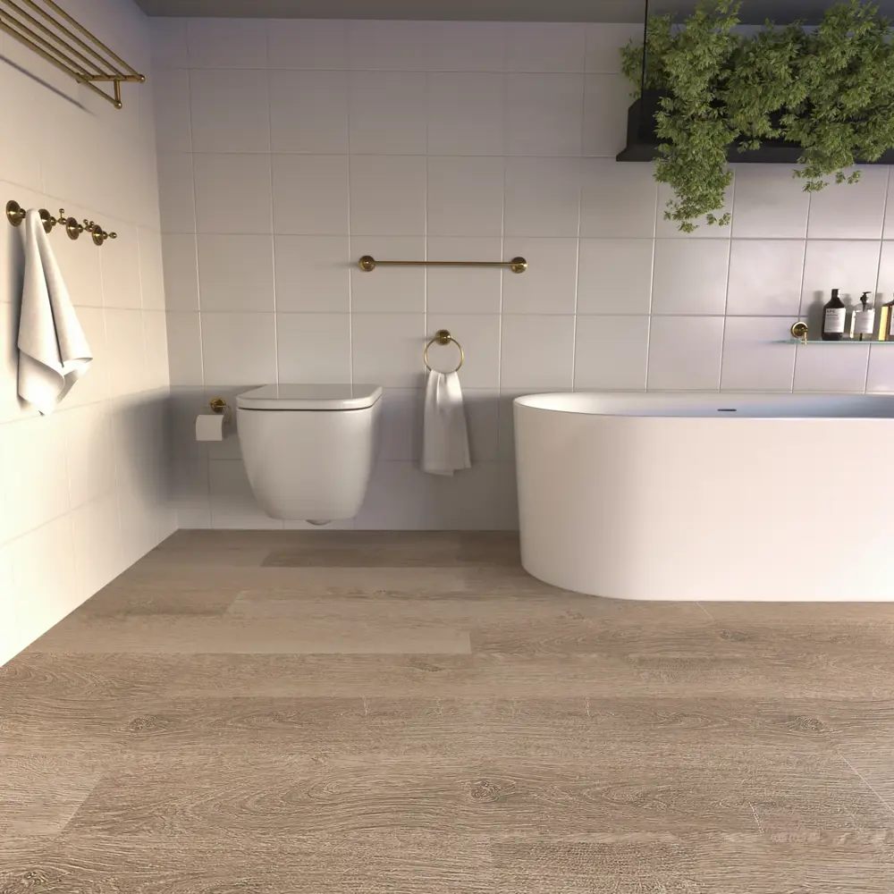 SPC плитка Atrium Дуб Ниагара - влагостойкое покрытие для пола 89341811 STLM-0891627