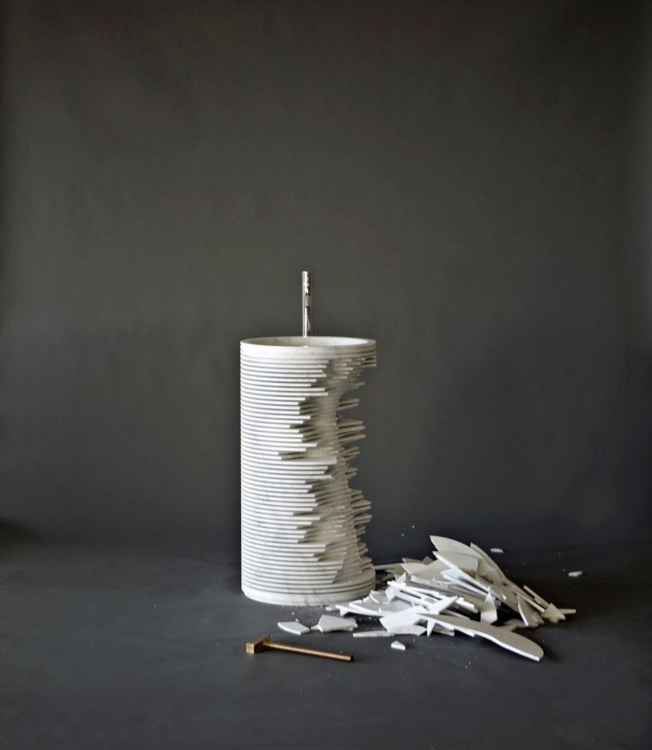 Отдельно стоящая мраморная раковина Antoniolupi INTROVERSO ARCH-00086516 - Вид №5