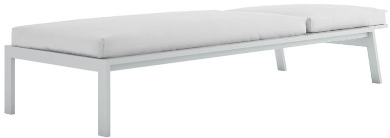 GANDIABLASCO Садовая кушетка с откидной спинкой из стали с порошковым покрытием Timeless sun-id-1386300 - Вид №1