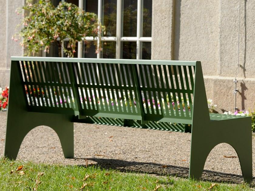 BENKERT BANKE Скамья из нержавеющей стали со спинкой Chalidor sun-id-1384770 - Вид №1