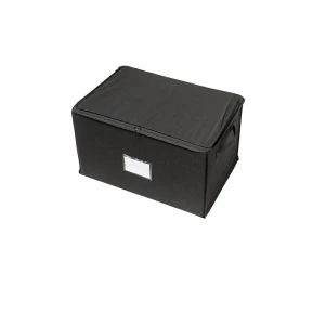 Короб с вакуумным пакетом Spaceo 56x36x33 см цвет чёрный