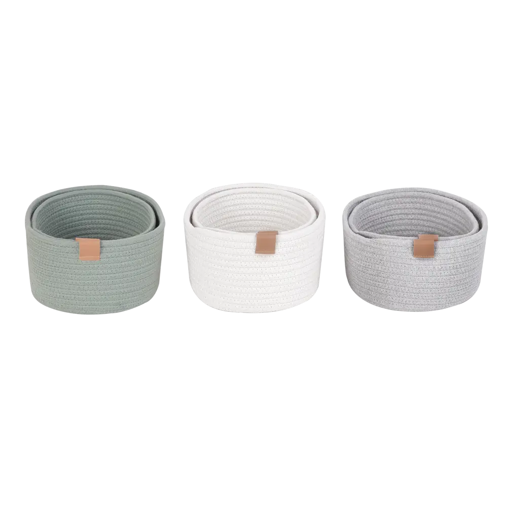 Набор корзин Sensea Magda 20x11.5x27 см цвет серый 2 шт STLM-2004154 - Вид №7