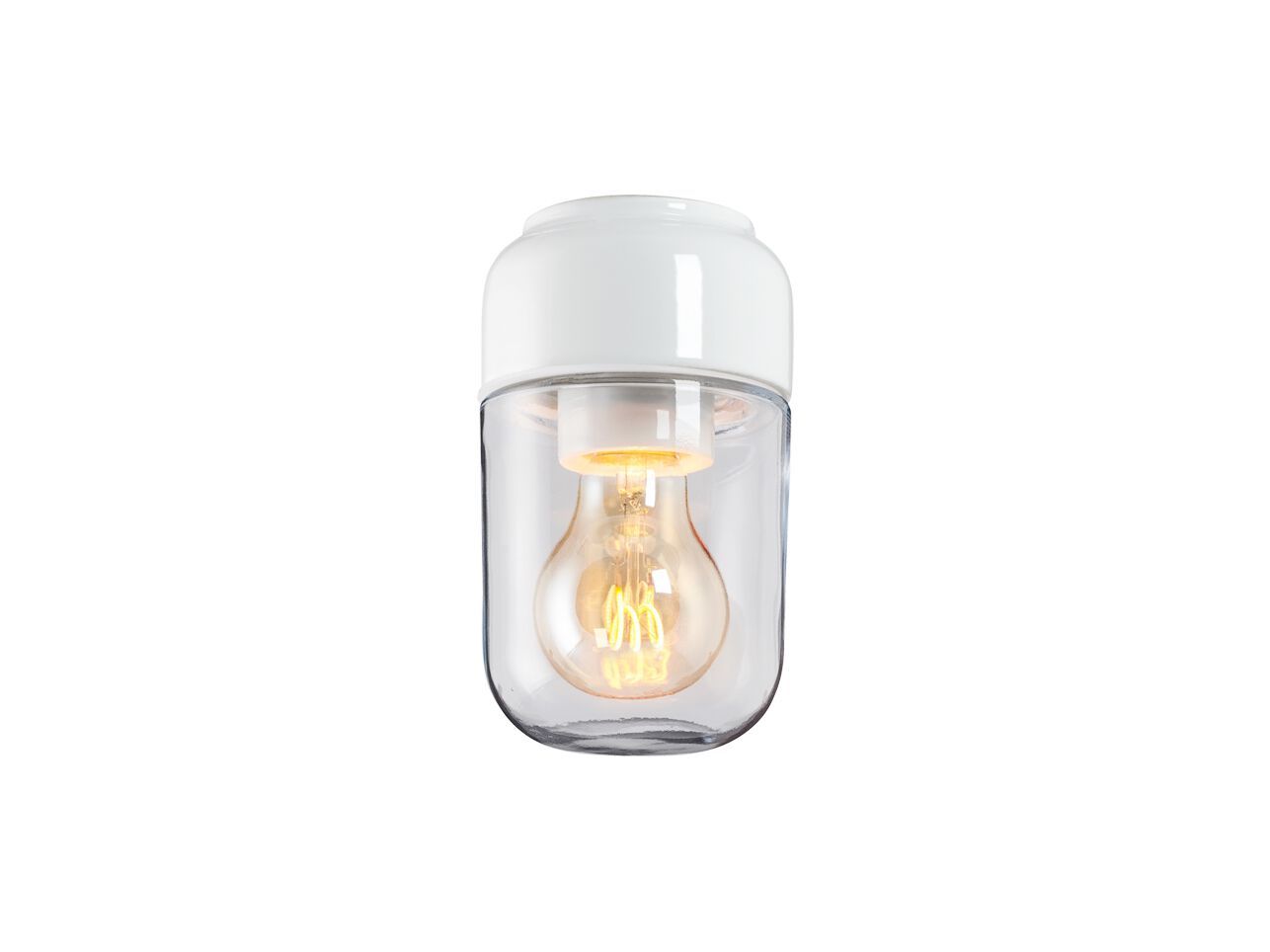 Настенный светильник / потолочный светильник из стекла и фарфора Ifö Electric Ohm ARCH-00137584