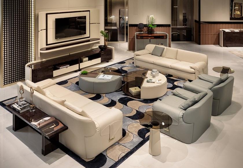 Turri Кожаное кресло с подлокотниками Eclipse sun-id-1361694 - Вид №4