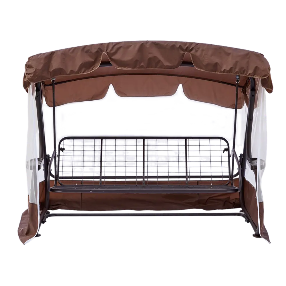 NATERIAL Aniva — трёхместные садовые качели с регулируемой спинкой и тентом 89344078 STLM-1420258 - Вид №9