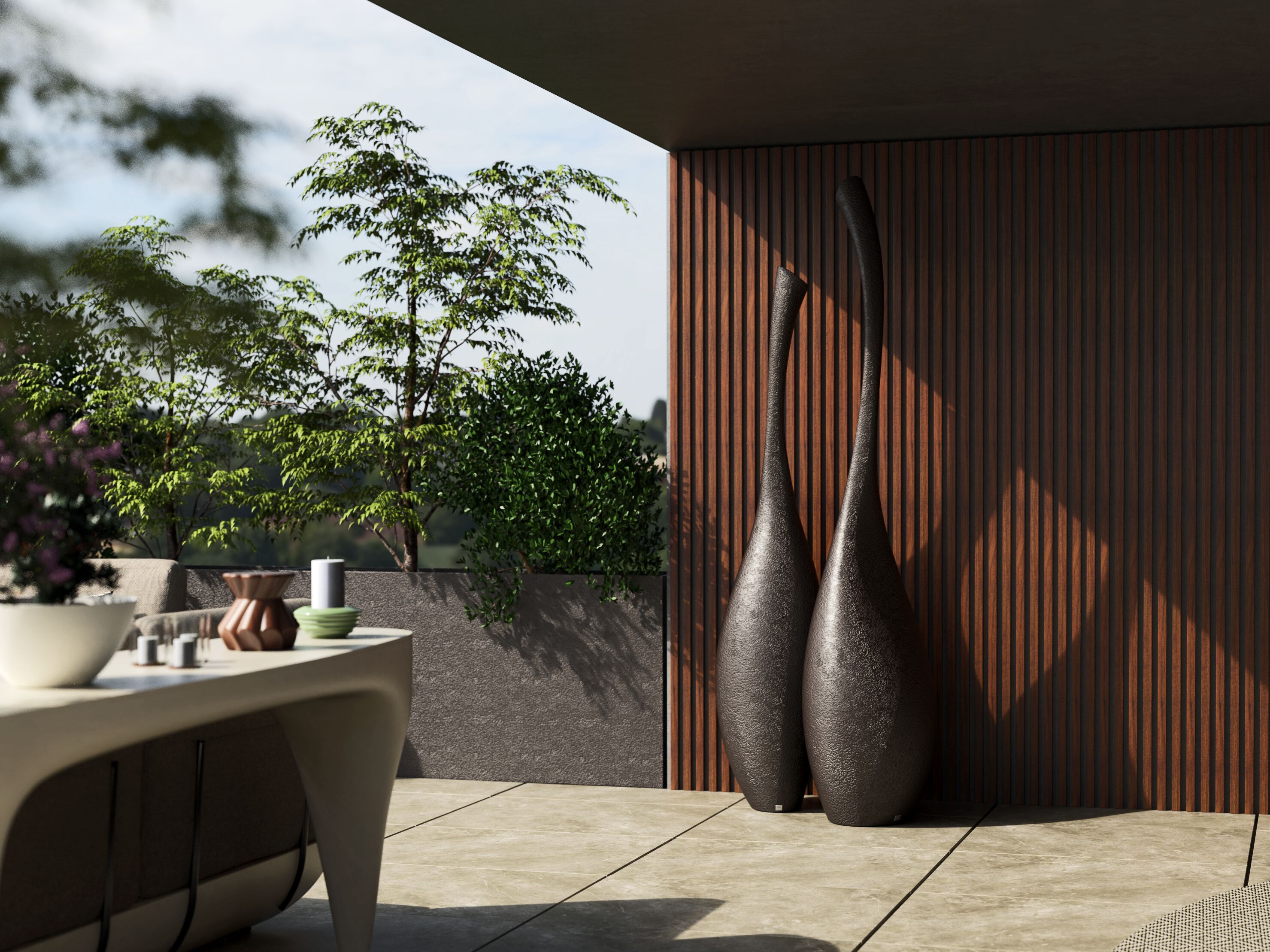 Скульптура из стекловолокна GANSK SOLITARY ARCH-00066229 - Вид №2