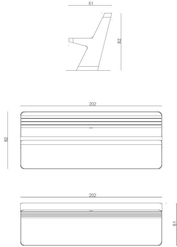 Manufatti Viscio Скамья со спинкой sun-id-1364940 - Вид №2