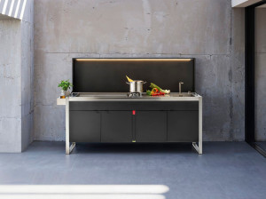 Газовая плита из нержавеющей стали