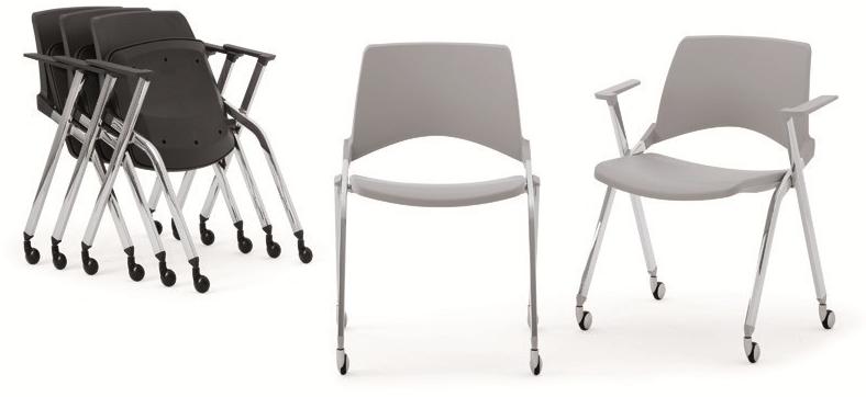 Diemmebi Складной пластиковый стул с подлокотниками Lakendò sun-id-1468699 - Вид №1