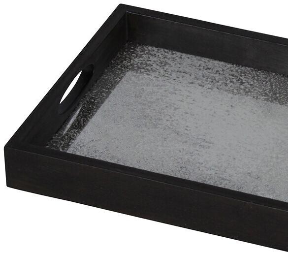 Ethnicraft Прямоугольный поднос из дерева и стекла Classic 20366 - Вид №1