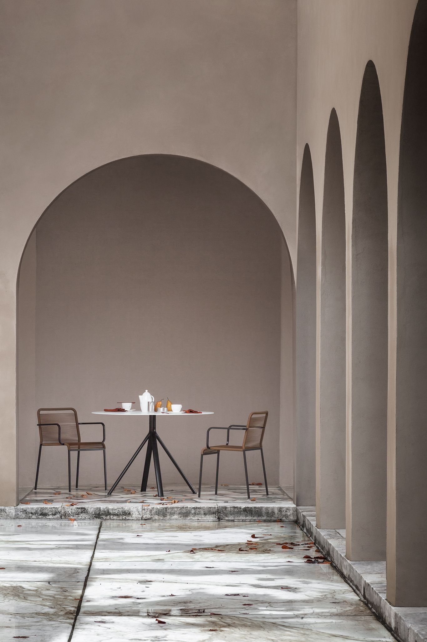 Круглый садовый стол Lapalma FORK OUTDOOR ARCH-00127983 - Вид №3