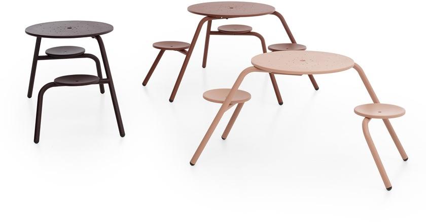 Extremis Круглый стол для пикника со встроенными стульями sun-id-1478990 - Вид №6