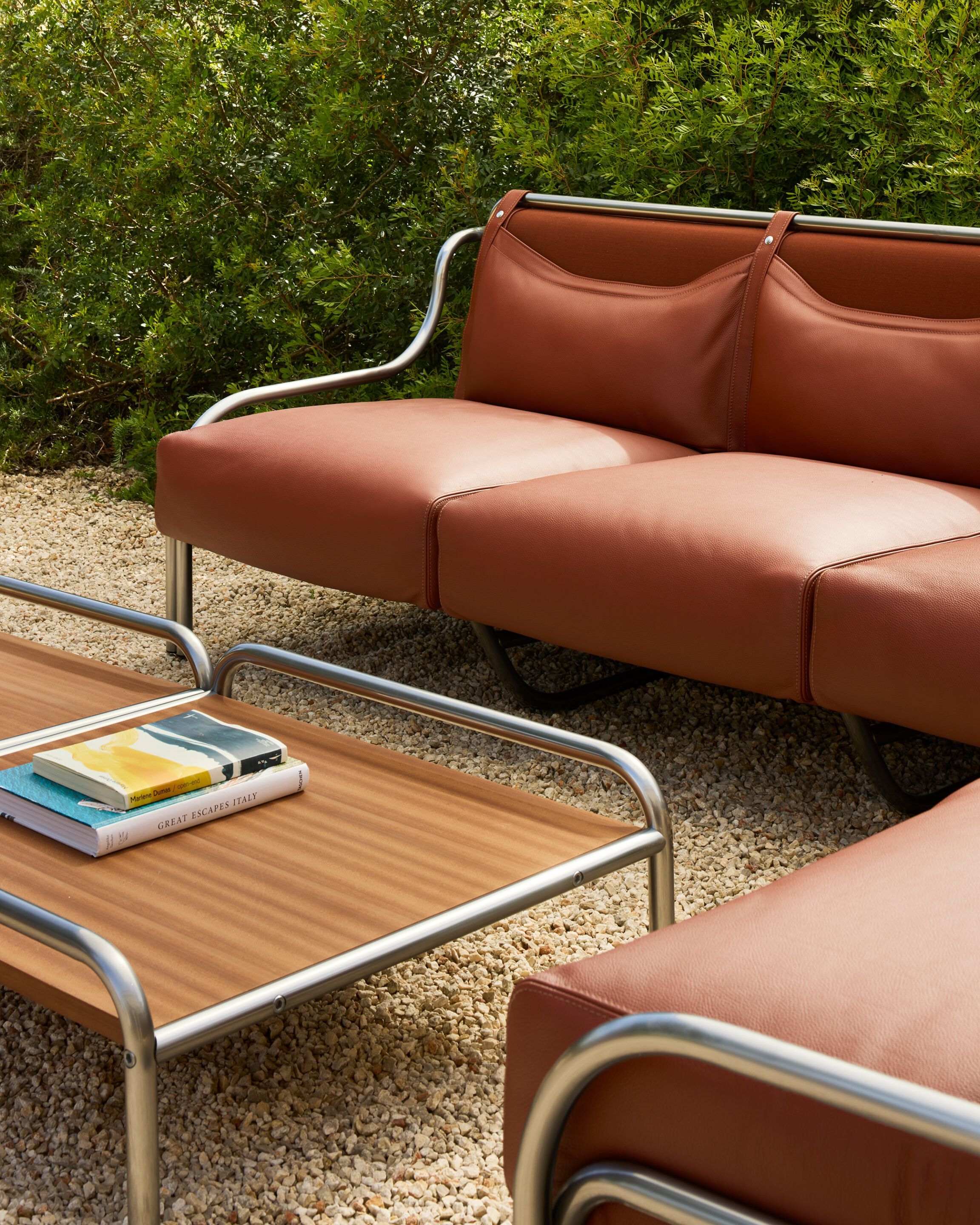 Прямоугольный стол из стали и дерева Exteta строка ARCH-00073126 - Вид №5