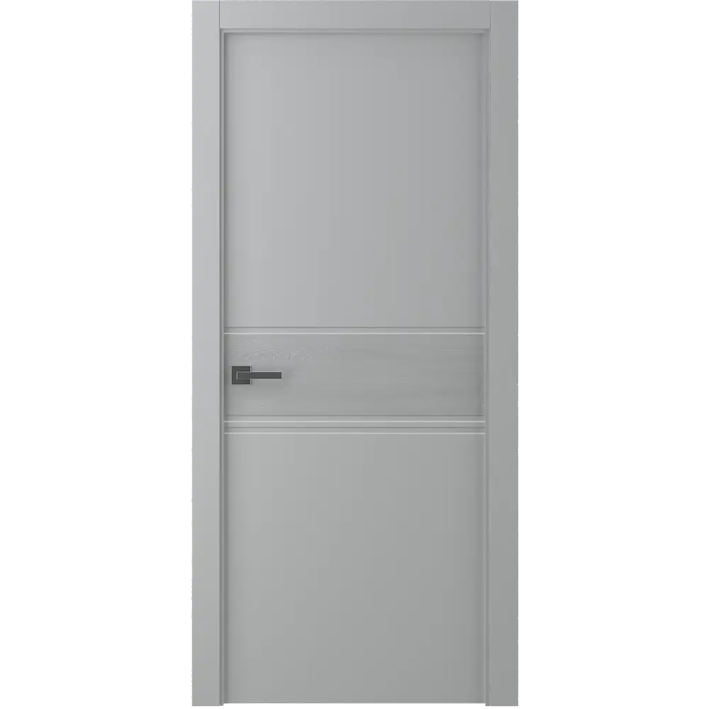 Дверь межкомнатная глухая Твинвуд2 эмаль серый 2200x900 мм BELWOODDOORS STLM-2012095