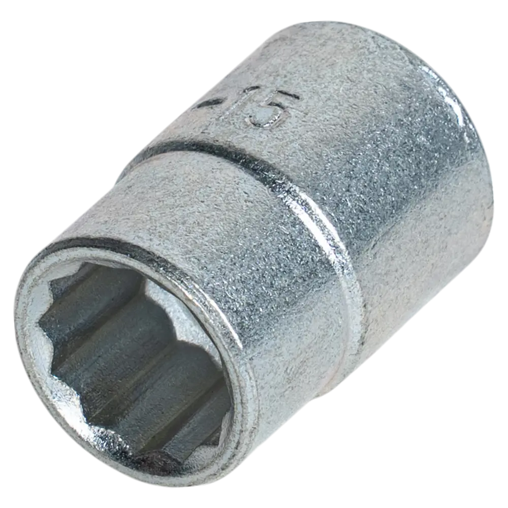 Торцевая головка НИЗ 15 мм 1/2 дюйма двенадцатигранная профессиональная 89432473 STLM-1573329