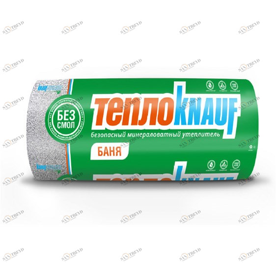 Утеплитель ТеплоКнауф БАНЯ TR 40 Алюм  12500х1200х50мм (15м2;0,0750м3) Knauf Italia 14089