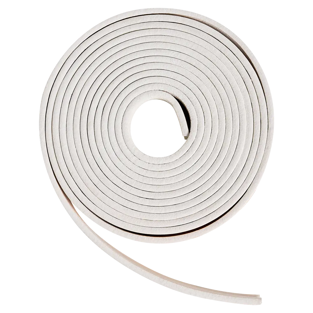 Уплотнитель EPDM для окон и дверей самоклеящийся MONLID E-профиль 6 м цвет белый STLM-2025893 - Вид №1