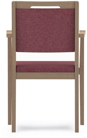 PIAVAL Штабелируемый тканевый стул с подлокотниками Swing | health & care 32-15/6 - Вид №3