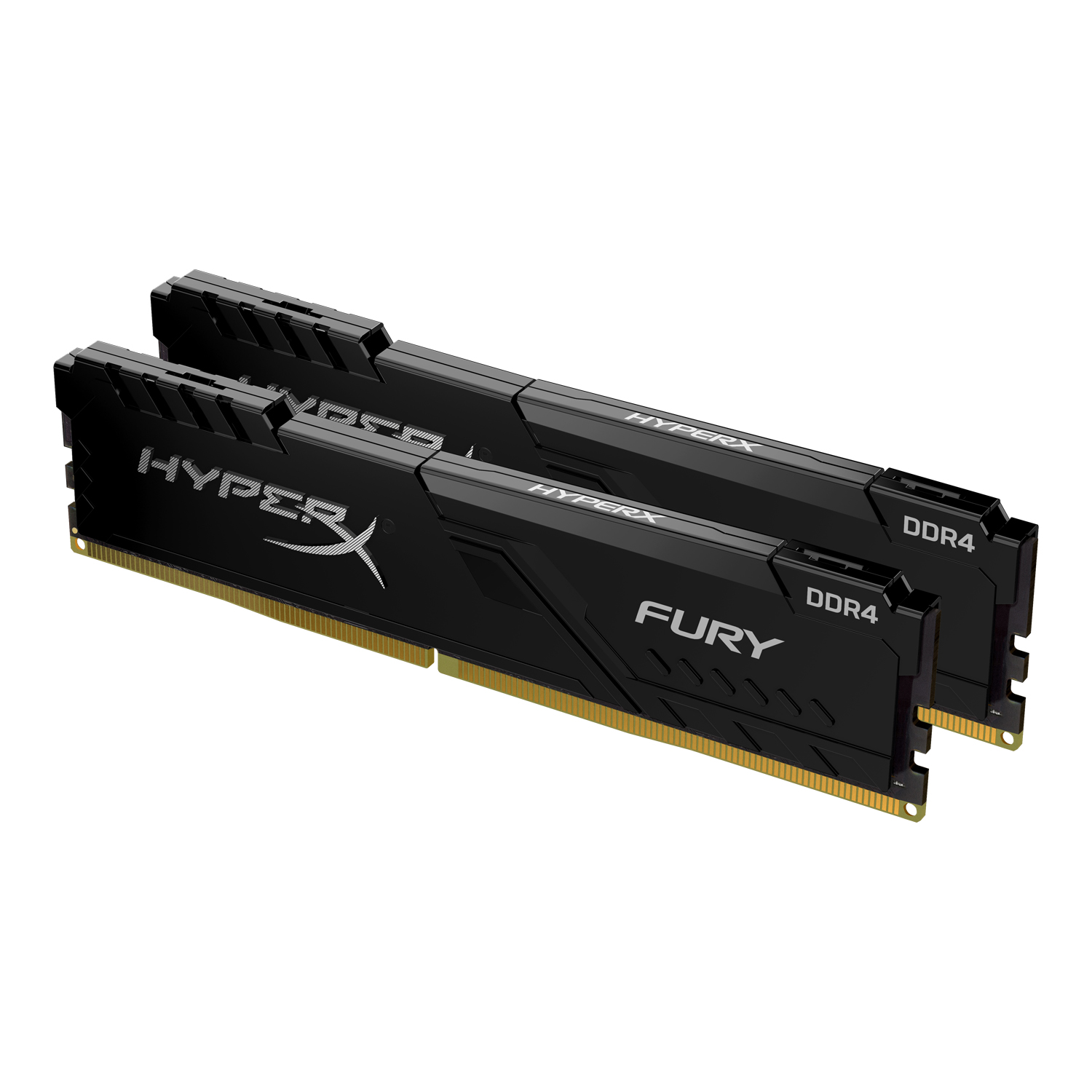 HX430C15FB3K2/32 32gb 3000mhz ddr4 cl15 dimm (kit of 2) hyperx fury black Kingston Santreyd  - Вид №3