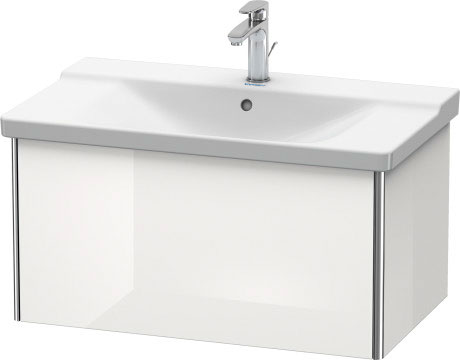 XS408109292 XSquare Тумбочка подвесная Каменно-серый шелковисто-матовый лак Duravit - Вид №2