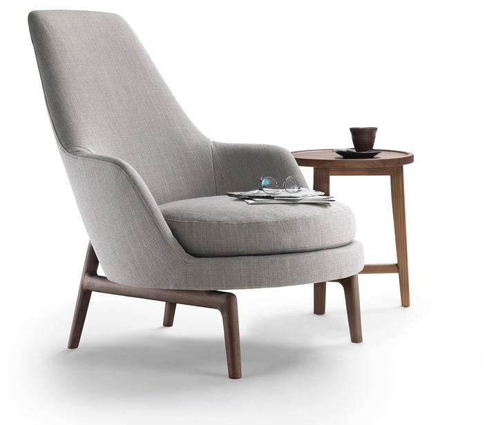 Flexform Кресло из ткани с подлокотниками Leda sun-id-1361894 - Вид №3