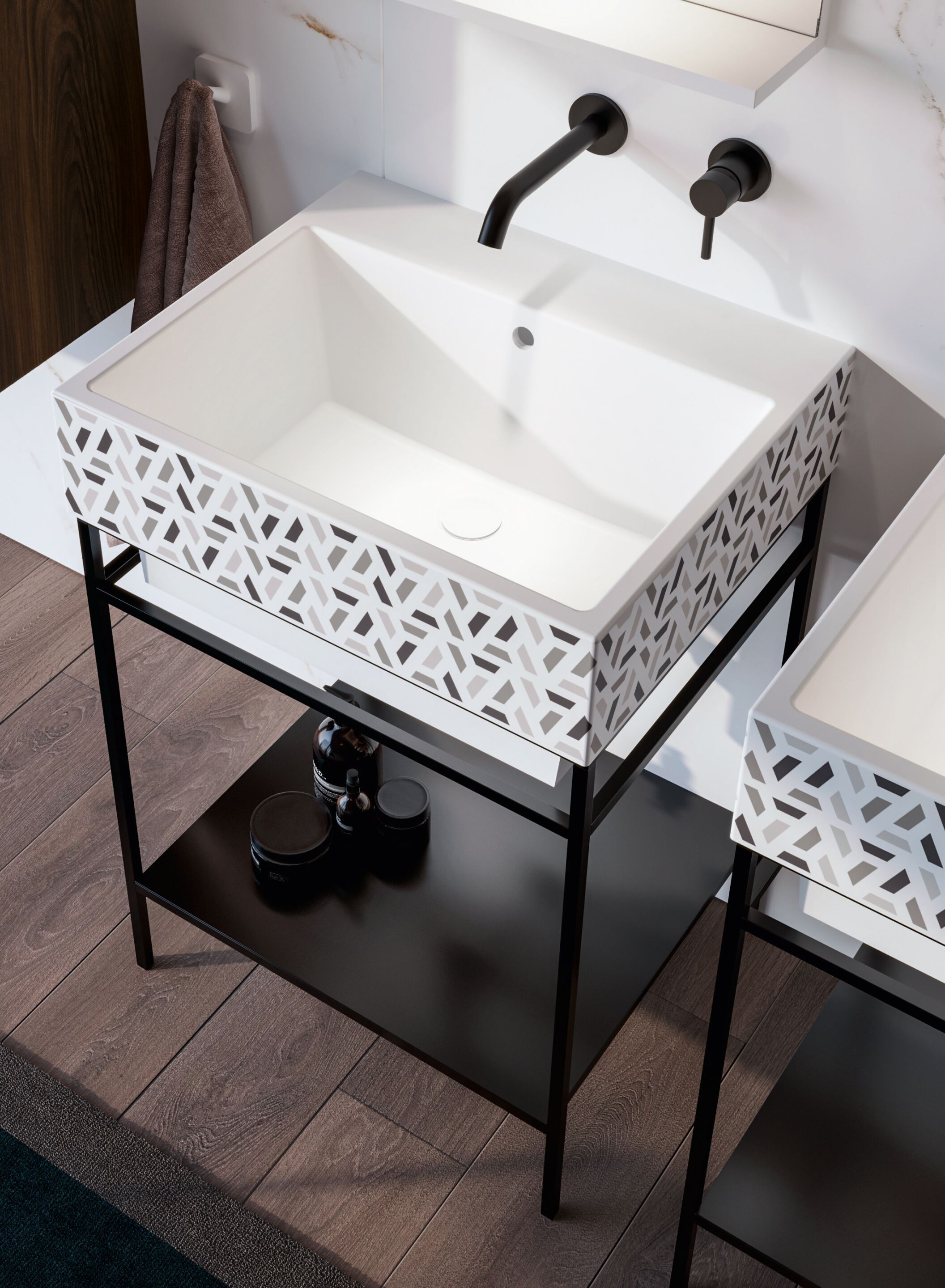 Керамическая раковина с переливом COLAVENE Volant ARCH-00078851 - Вид №7