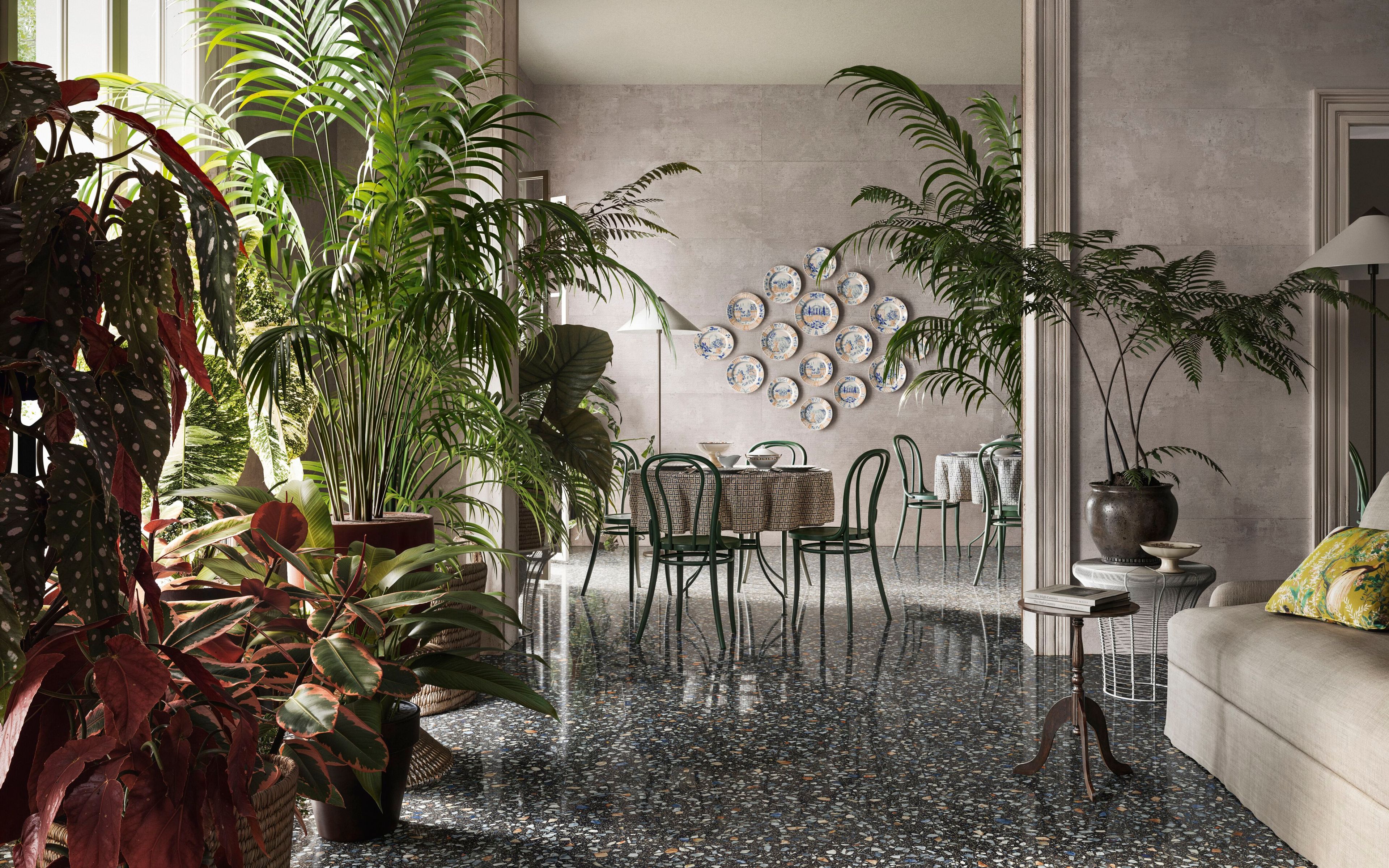 Пол / керамогранит с эффектом Венецианского терраццо CERAMICA SANT'AGOSTINO Glow ARCH-00135050 - Вид №1