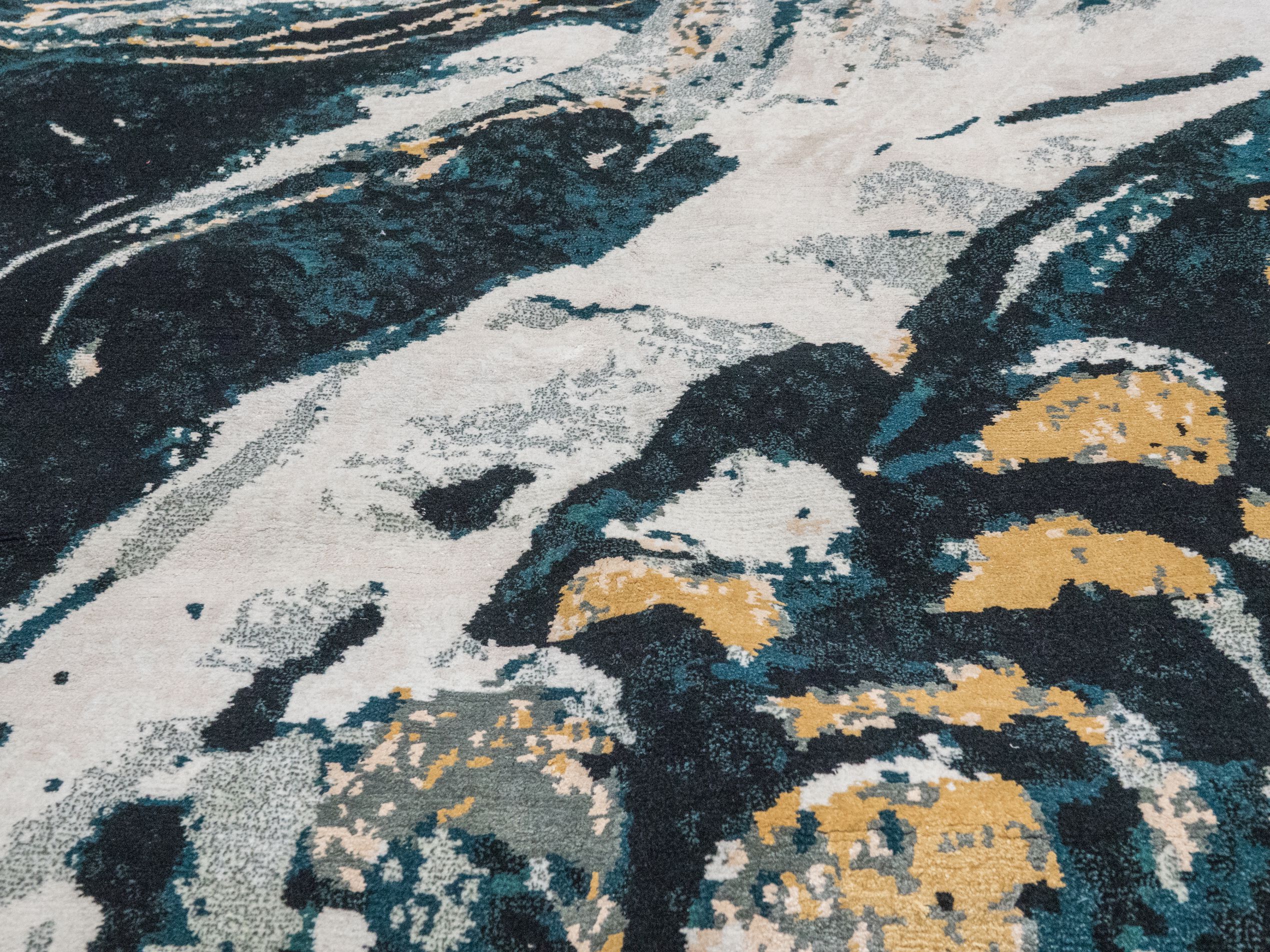 Прямоугольный ковер ручной работы из шерсти и шелка Tapis Rouge Koi Pond ARCH-00060879 - Вид №10