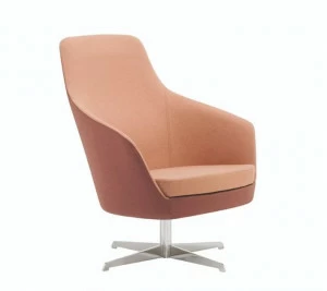 Albaplus Кресло поворотное на четыре спицы с высокой спинкой Folha 2018/083/ita