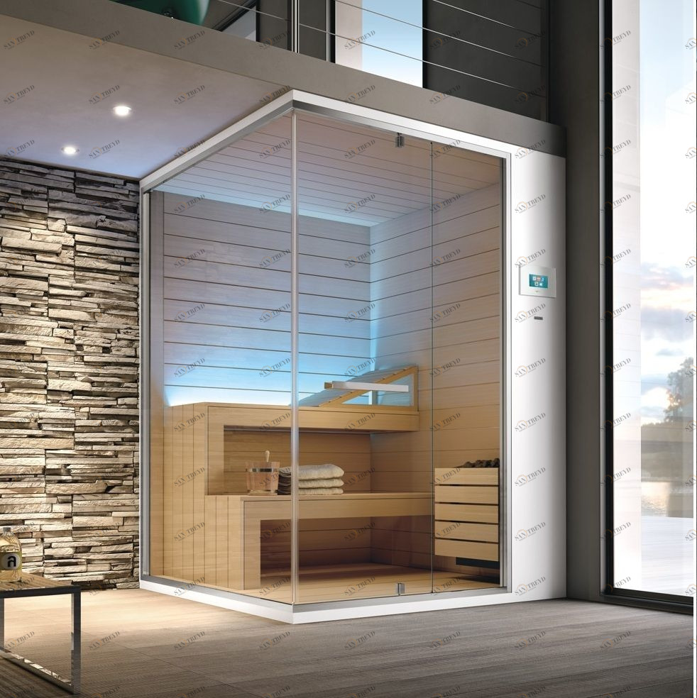 Домашняя Сауна Ghibli 200х150 пристенная Gruppo Geromin SSAGH1C1DA