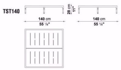B&B Italia Outdoor Приставной столик из красного дерева Springtime sun-id-1380137 - Вид №4