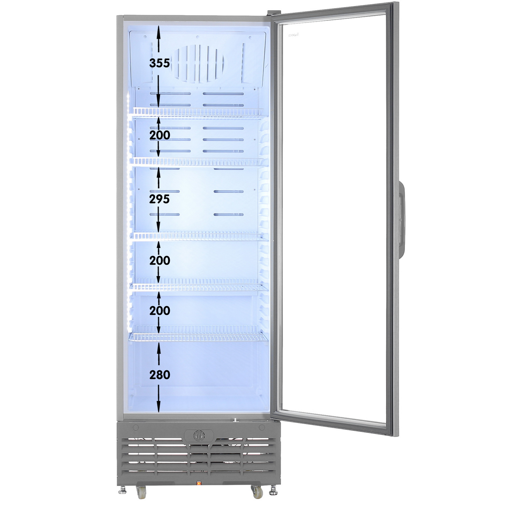 9924376 Холодильная витрина   Бирюса M461RN серебристый STDN-0081523 - Вид №1