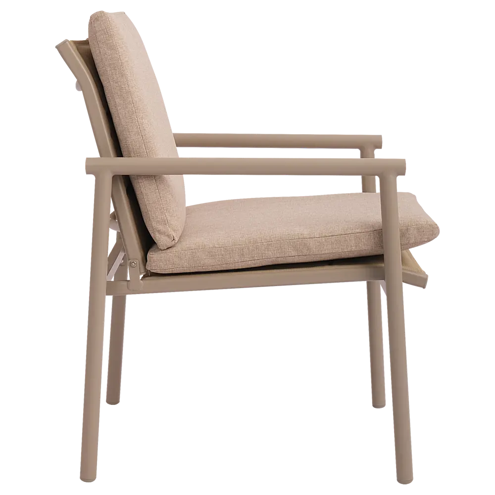 Набор садовой мебели для отдыха с подушками BEGINIA Kinel  Сталь Стол, диван, кресло 2 шт Белый STLM-2157405 - Вид №13