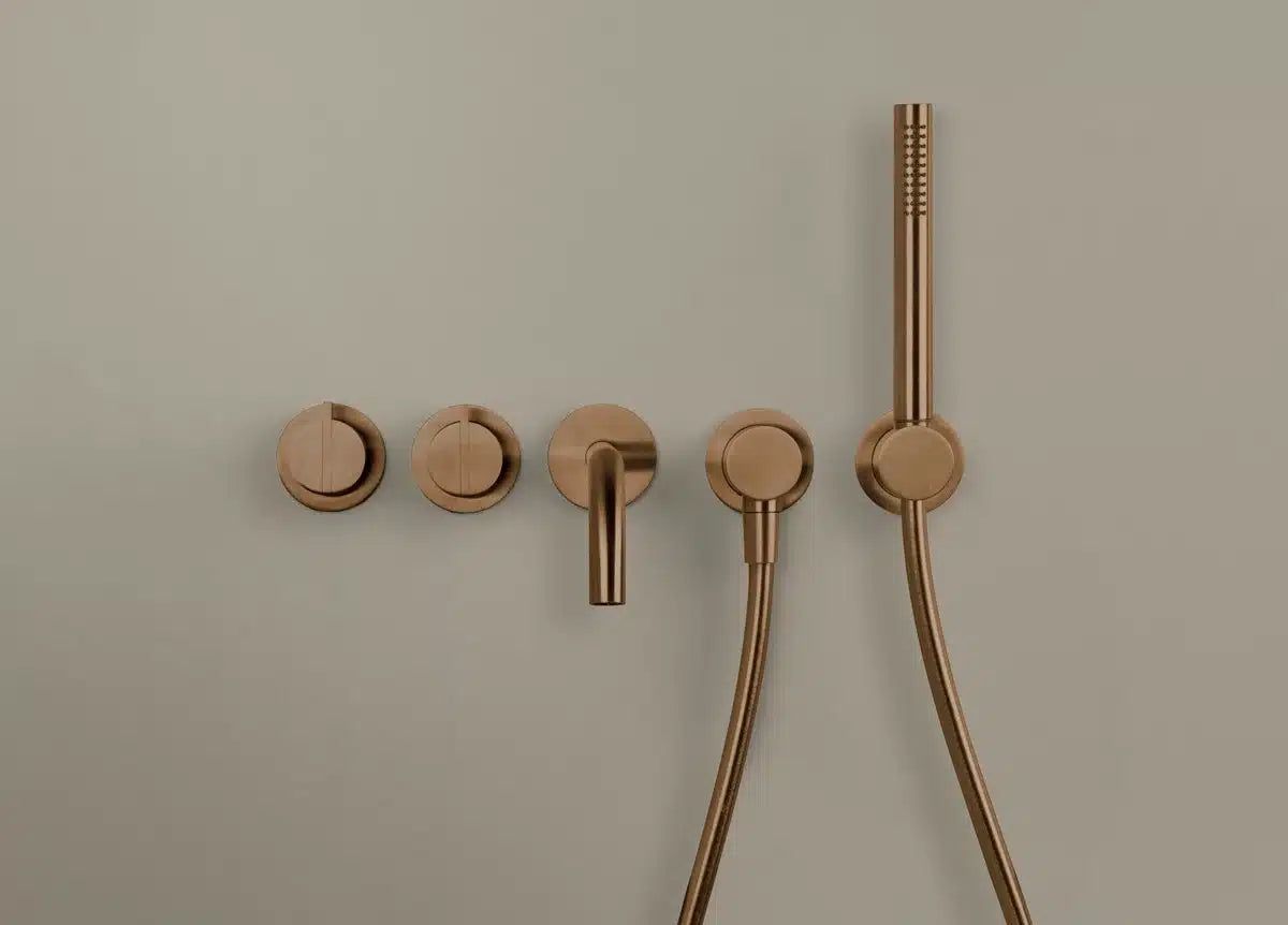 Термостатический смеситель для ванны с 5 отверстиями и ручным душем COCOON Piet Boon ARCH-00122577 - Вид №11