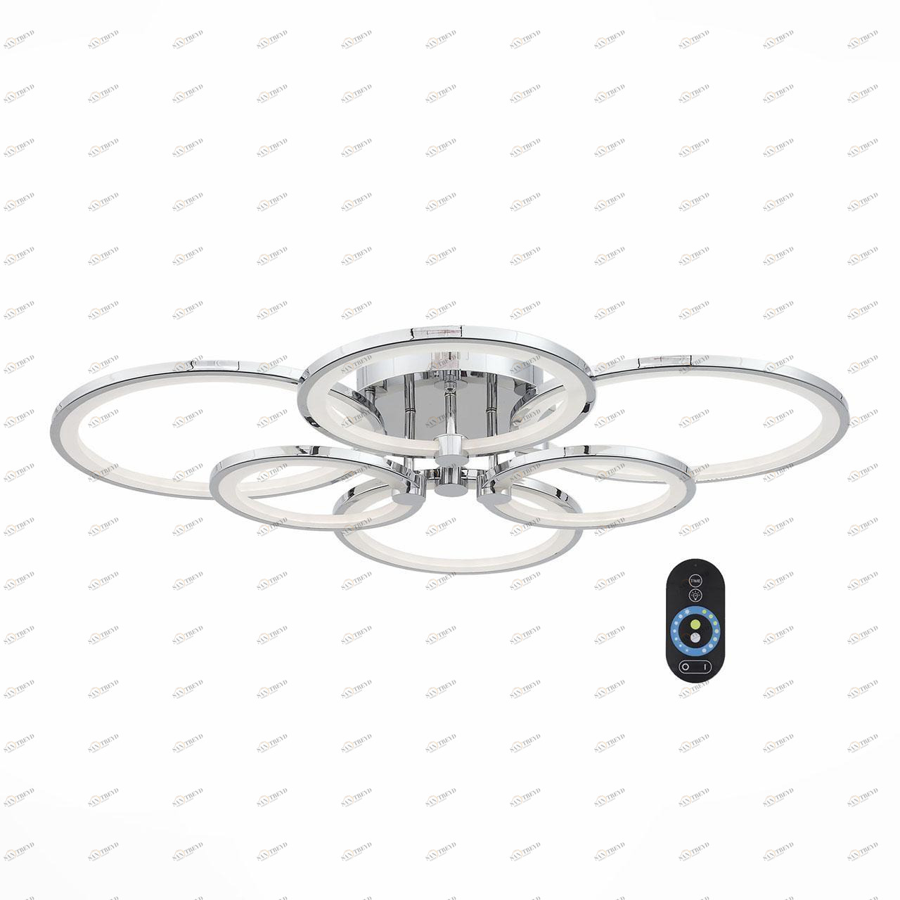 Потолочная светодиодная люстра ST Luce Twiddle Dimmer SL867.102.06 ST LUCE ДИЗАЙНЕРСКИЕ, TWIDDLE DIMMER 137045 Хром 