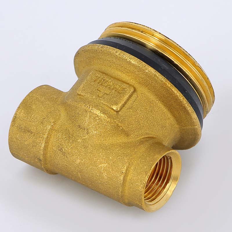 Концевик (тройник) для коллектора TIEMME 1/2"х1"1/4х3/8" 1950006 - Вид №3