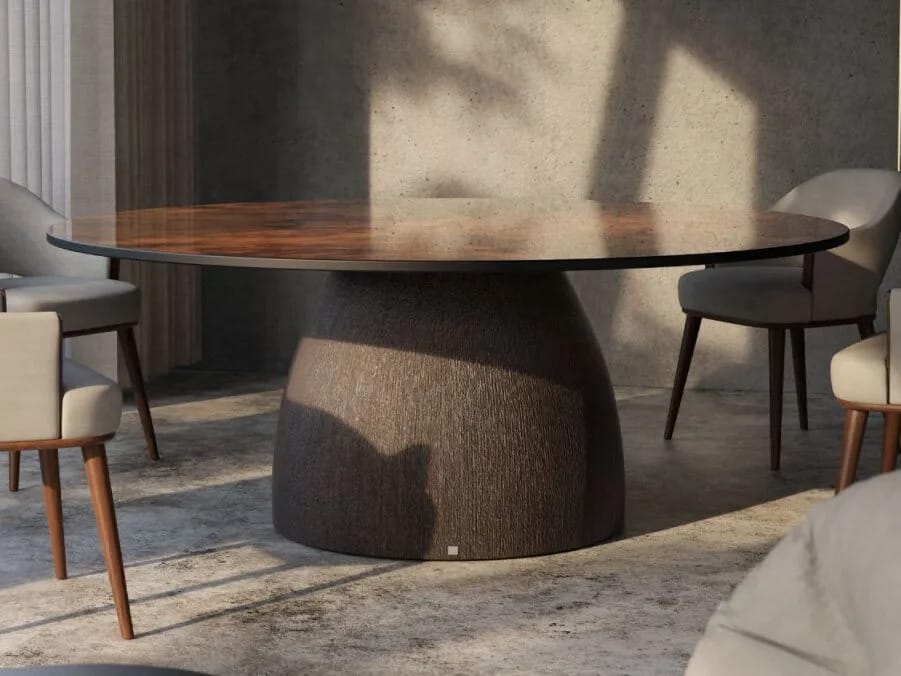 Круглый стол из стекловолокна и шиповник GANSK BARREL ARCH-00153156 - Вид №1