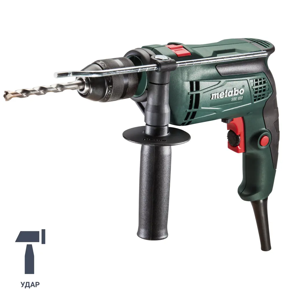 Дрель ударная Metabo SBE 650, 600671850, 650 Вт 17249339 STLM-2080956 