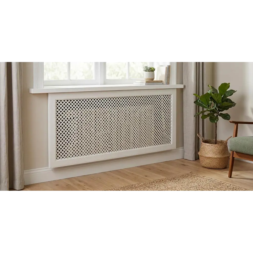 Экран радиатора Глория 120x60 см МДФ цвет белый Santreyd STLM-2142505 - Вид №10